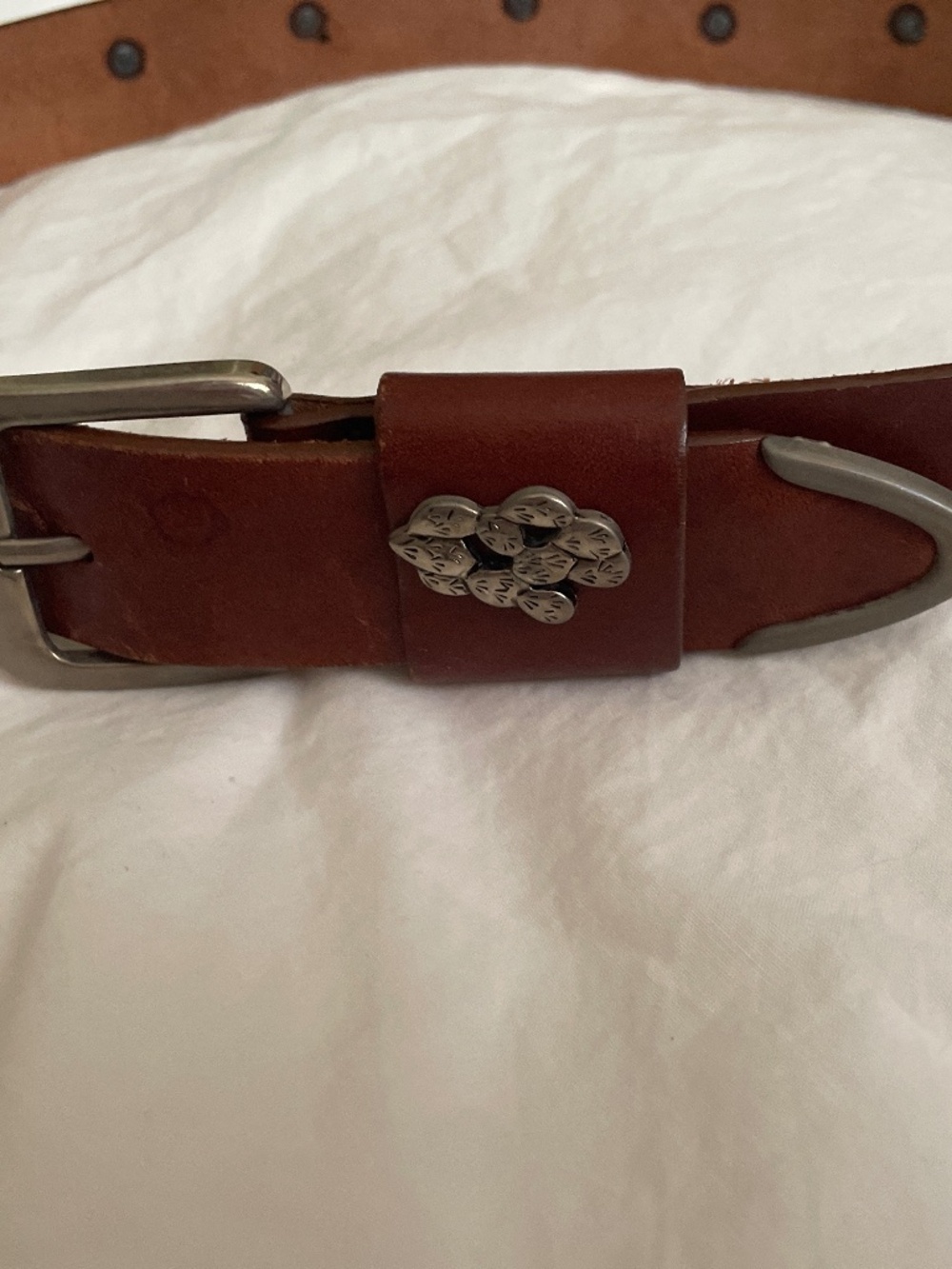 Leather belt